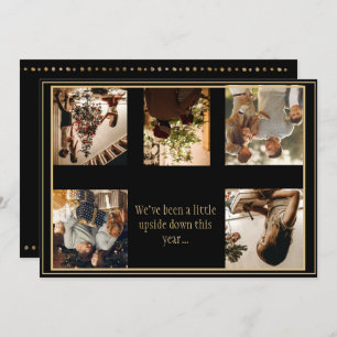 5 Photo Collage Upside Down Christmas Xmas Holiday