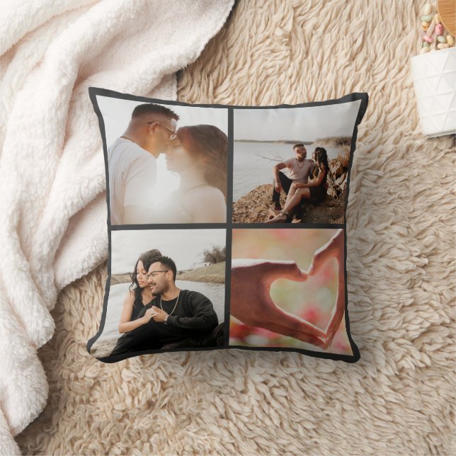 5 Photo Custom Collage Personalised Cushion (Blanket)