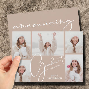 5 Photo Graduation Announcements