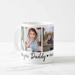 5 Photo Love You Daddy Happy Father's Day 2023 Coffee Mug