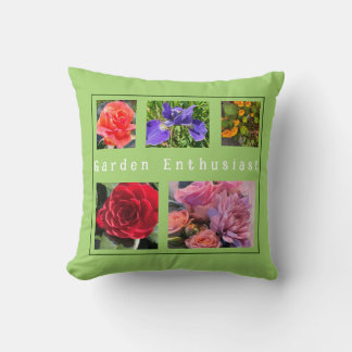 5-Photo My Favourite Flowers Template Cushion