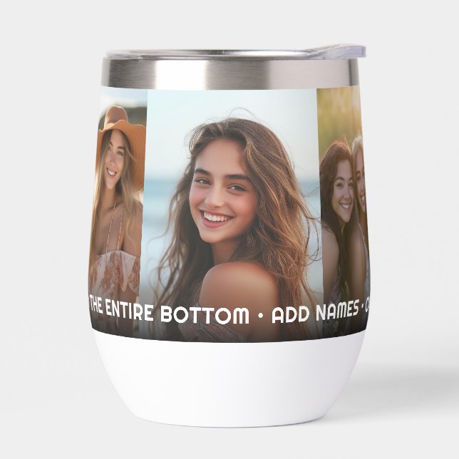 5 Photo Template Modern Minimal Text Over Photo (Left)