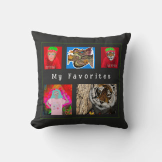 5-Photo Template: “My Favourites” Use Your Photos Cushion