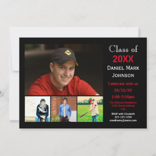 5 Photos Collage - Graduation Announcement