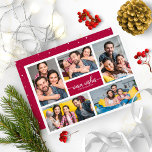 5 Photos Warm Wishes Simple Cute Collage Christmas Invitation<br><div class="desc">5 Photos Warm Wishes Simple Cute Collage Christmas Invitation</div>