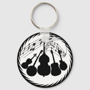 5 PIECE BAND -KEYCHAIN KEY RING