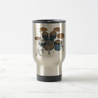 5 Piece Drum Kit: Custom Green Finish: Travel Mug