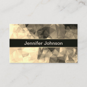 5. Polygonal personalised, geometrical Business Card