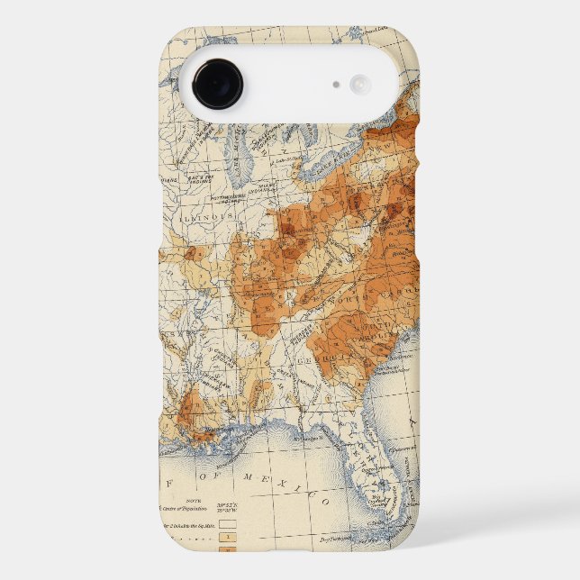 5 Population 1820 Case-Mate iPhone Case (Back)