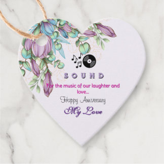 5 Senses Anniversary (SOUND) Favour Tags
