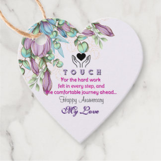 5 Senses Anniversary (TOUCH) Favour Tags