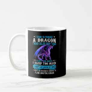 5 Signs I'm Probably A Dragon Dragon Lovers Gift Coffee Mug