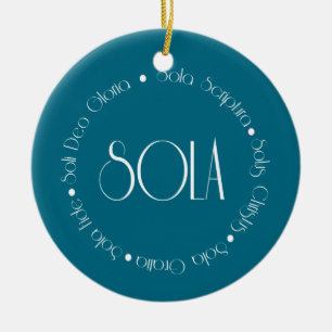 5 Solas Ceramic Tree Decoration