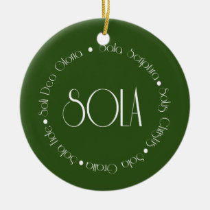 5 Solas Ceramic Tree Decoration