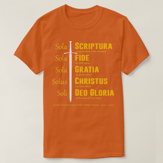 5 Solas T-Shirt (Design Front)