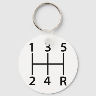 5 speed shift pattern key ring