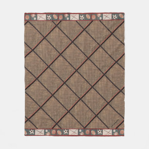 5 Sports Vintage Fleece Blanket