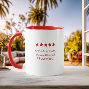 5-Star Custom Amazing Mum Appreciation Mothers Day Mug