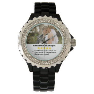 5 Star Grandma Review with Photo Watch