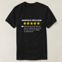 5 Star Gruncle Review T-Shirt