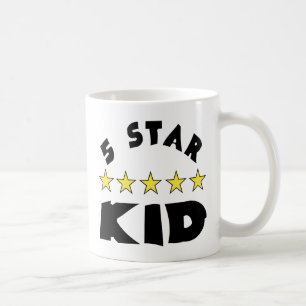 5 Star Kid Black Letters Coffee Mug