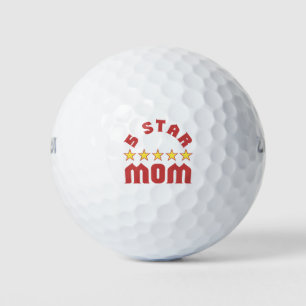 5 Star Mum Award Golf Balls