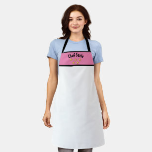 5-Star Parent Chef Apron, Personalised Dad, Mum Apron