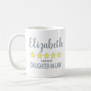 5 Star Rated Daughter-In-Law Coffee Mug
