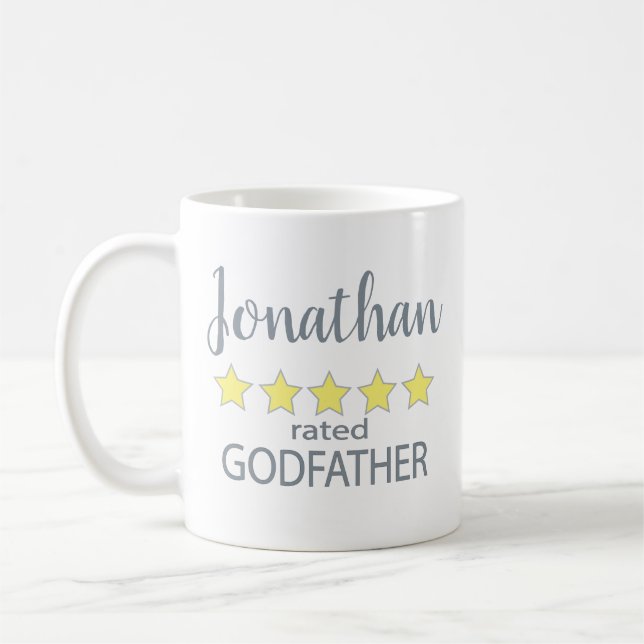 5 Star Rated Godfather Coffee Mug (Left)