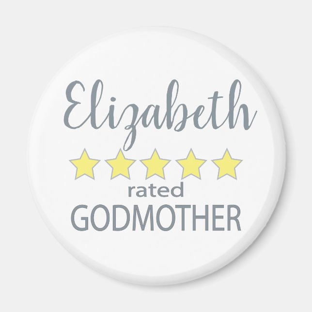 5 Star Rated Godmother Magnet (Front)