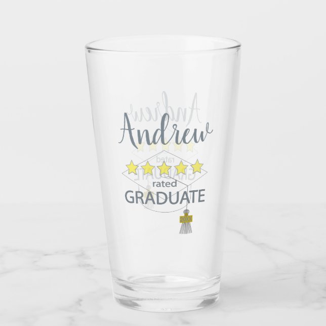 5 Star Rated Graduate Glass (Front)