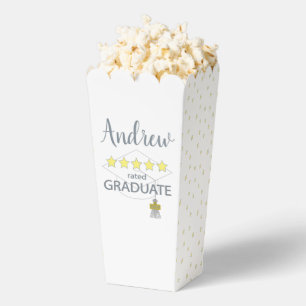 5 Star Rated Graduate Popcorn Favour Box