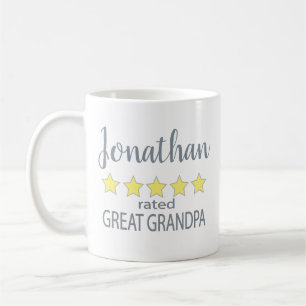 5 Star Rated Great Grandpa Coffee Mug