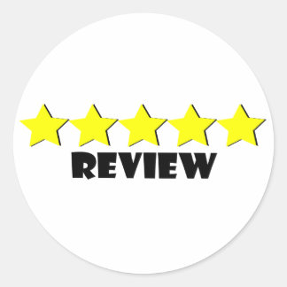 5 Star Review Stickers