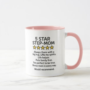 5 Star Step Mom  Mug