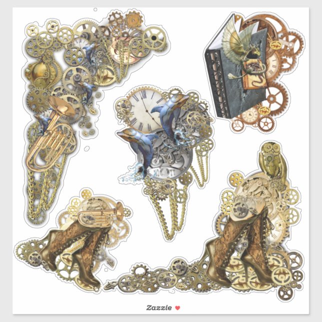 5 Steampunk Sculpture (Sheet)