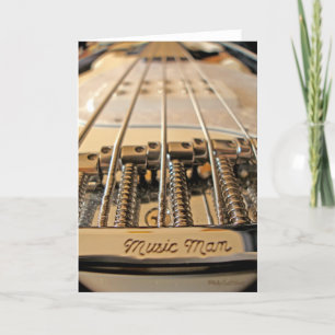 5 String Bass Greeting Card