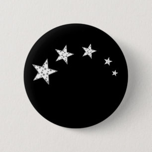 5 Superstars 6 Cm Round Badge