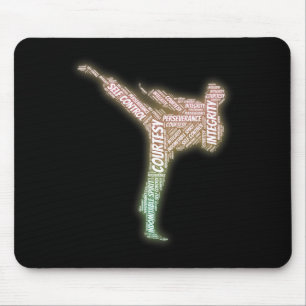 5 Tenets of Taekwondo Martial Arts Mouse Mat