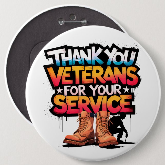 #5 Thank you 6 Cm Round Badge (Front & Back)