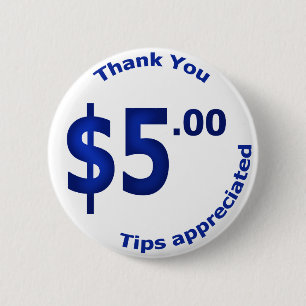 $5 Thank You Button