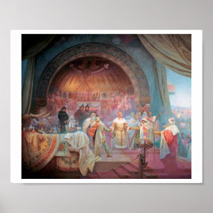 #5 The Bohemian King Premysl Otakar II, Mucha Poster