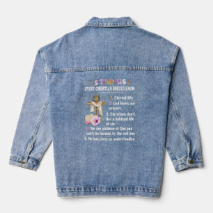 5 Things Every Christian Should Know Faith Jesus G Denim Jacket