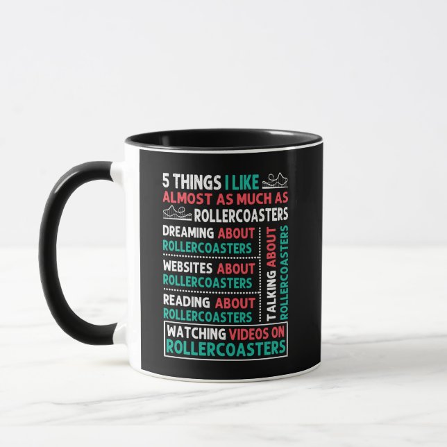 5 Things I Like About Roller Coaster Mug (Left)
