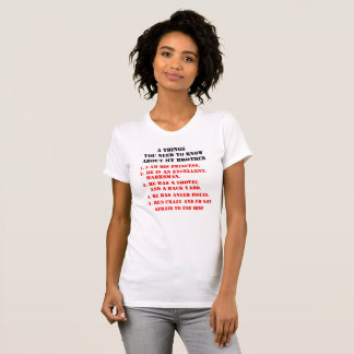 5 Things ou Should Know about my BROTHER T-Shirt
