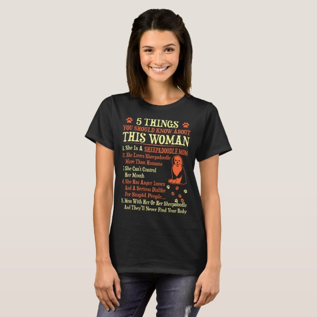 5 Things You Should Know About Sheepadoodle Mum T-Shirt (Front Full)
