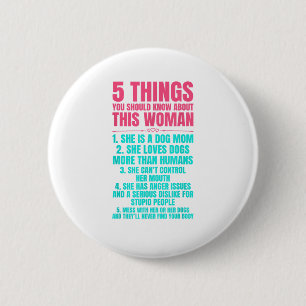 5 things you should know about this woman she is a 6 cm round badge