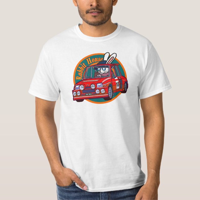 5 Turbo /2 - White T-Shirt (Front)