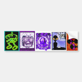 5 U-CUT Spaced Out Stickers !