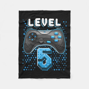 5 Video Game Controller 5th Birthday Gamer Gift Bo Fleece Blanket